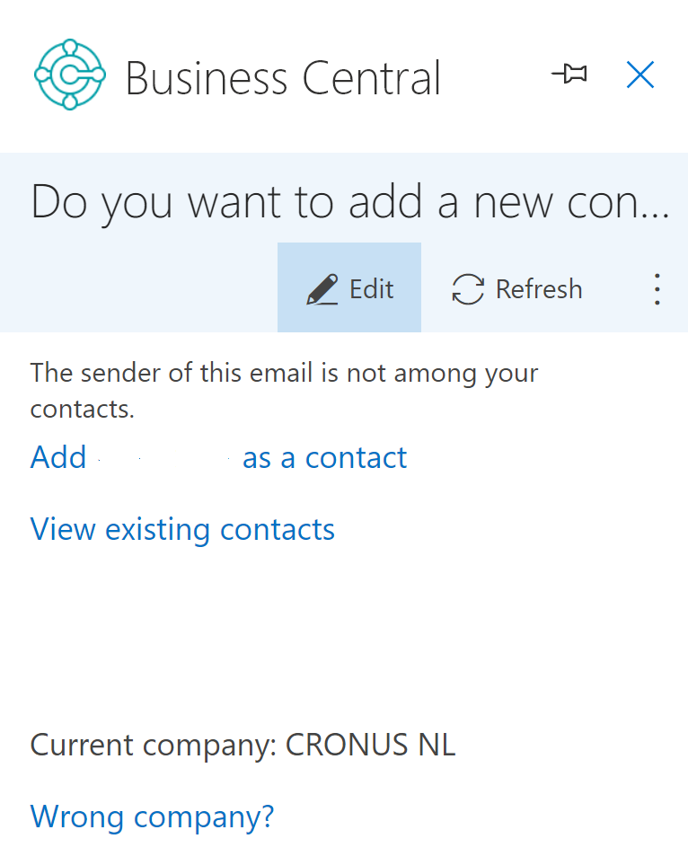 Screenshot che mostra il messaggio ricevuto per l'aggiunta di un nuovo contatto.