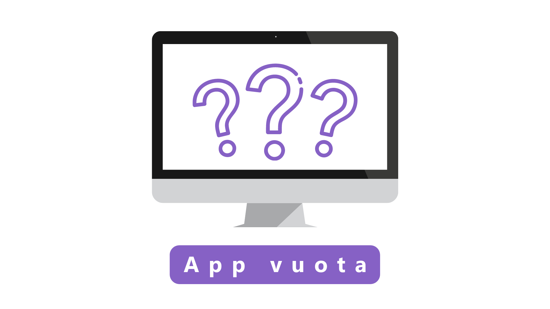 Diagramma che mostra un'app vuota da creare per la soluzione.