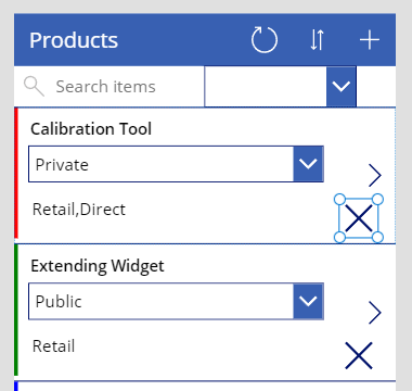 Screenshot del posizionamento dell'icona in basso a destra.