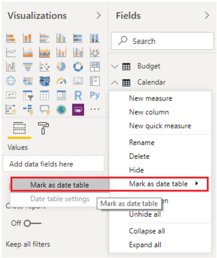 Screenshot dell'opzione