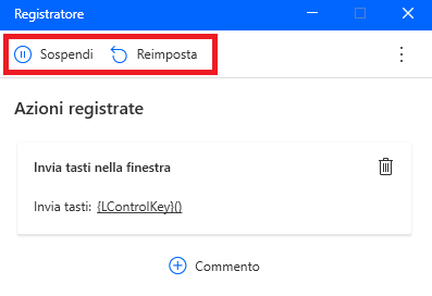 Screenshot della finestra di dialogo Web helper live.