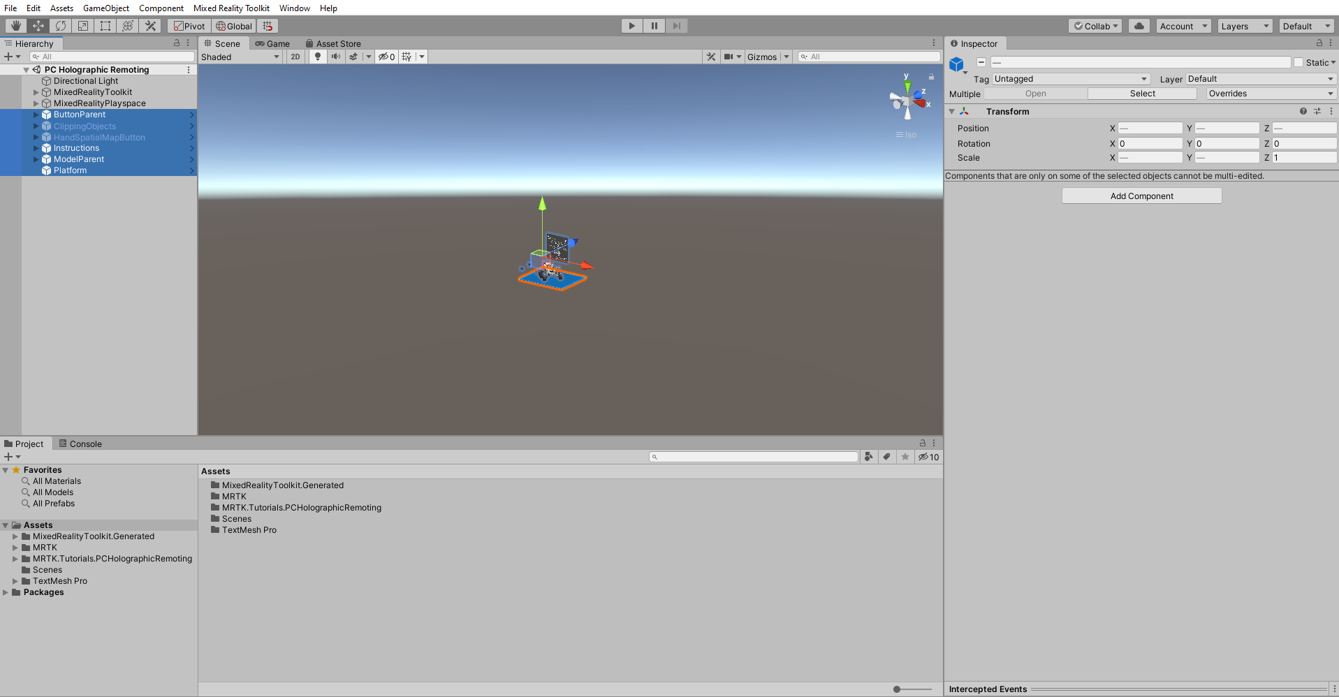 Screenshot of Adding prefabs 2.