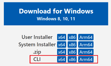 Screenshot del riquadro di download.