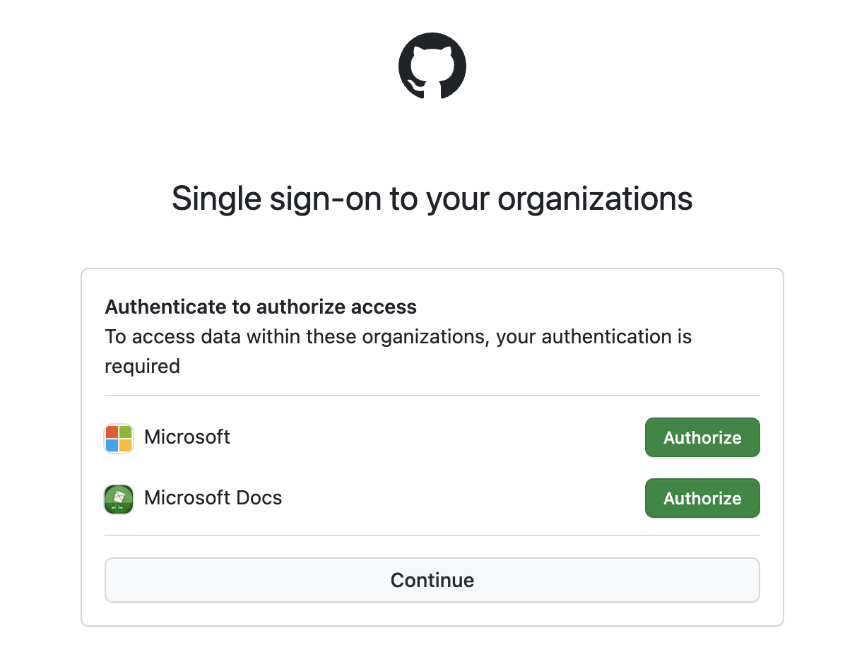 Screenshot del riquadro Single Sign-On.