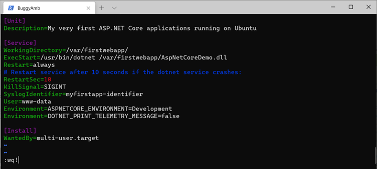 Configurare l'applicazione ASP.NET Core per l'avvio automatico - ASP.NET  Core | Microsoft Learn