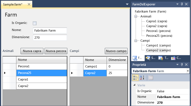 DSL instance in Visual Studio