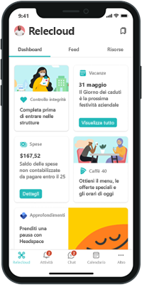 Immagine dell'esperienza di destinazione Viva Connections nell'app per dispositivi mobili.