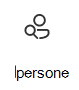 Immagine dell'icona della scheda Persone.