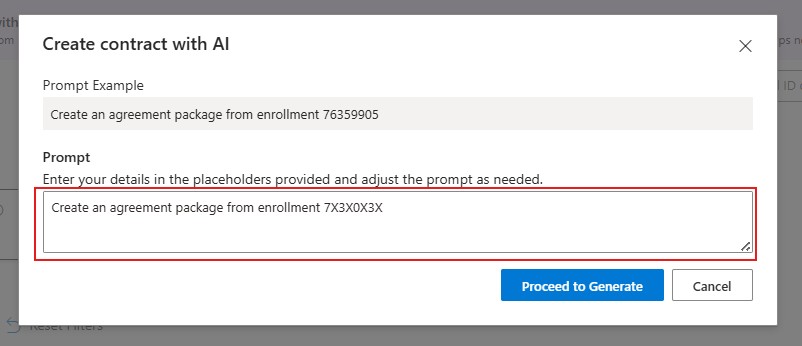 Crea con prompt di AI