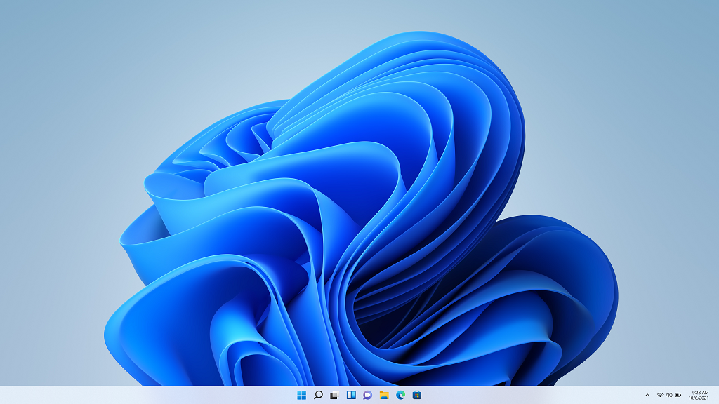 Immagine che mostra il desktop di Windows, inclusa la barra delle applicazioni