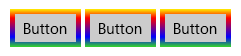 Screenshot di tre pulsanti con stili disposti in modo affiancato.