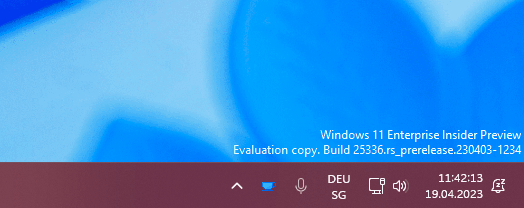 Impostazioni di Awake gestite dalla barra delle applicazioni di Windows