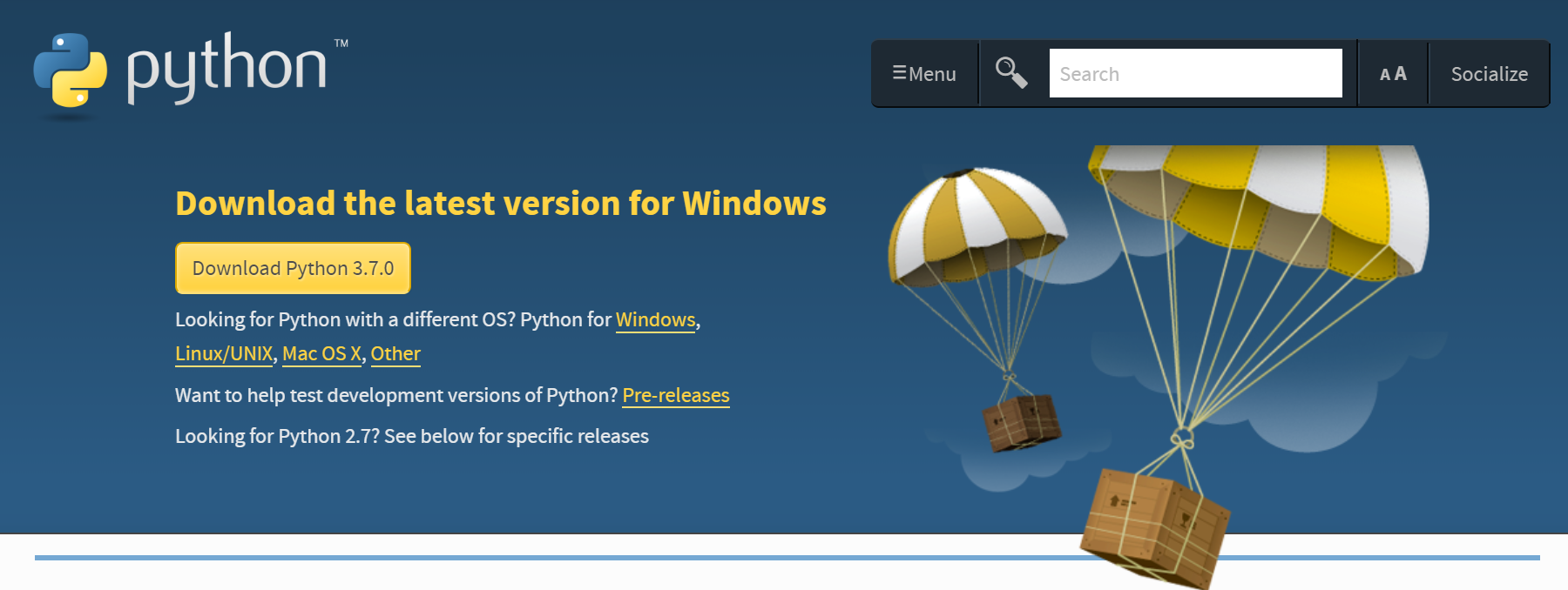 scaricare Python 3.6
