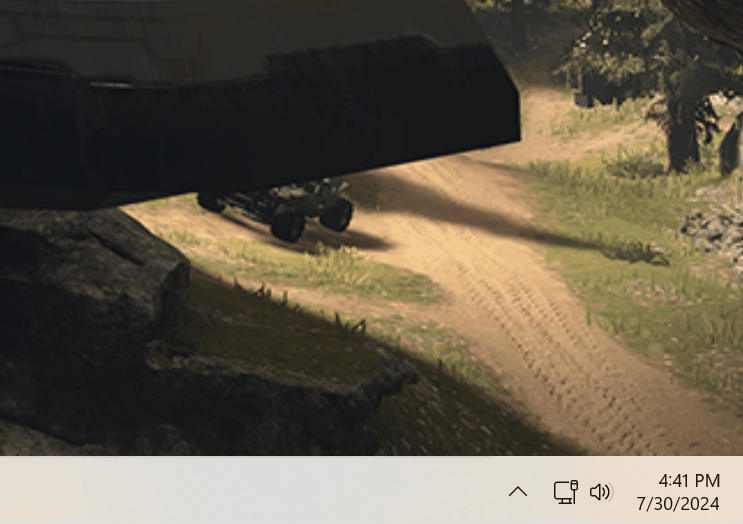 Awake gestite dall'area di notifica del sistema in Windows