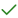 Segno di spunta verde