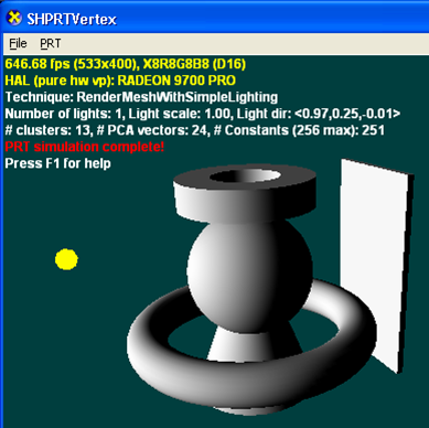 screenshot di un'illustrazione di cui è stato eseguito il rendering usando il modello di illuminazione tradizionale