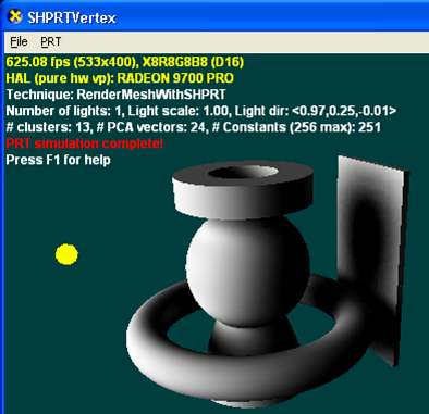 screenshot di un'illustrazione di cui è stato eseguito il rendering usando prt