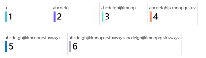 Screenshot that shows auto-width tiles.