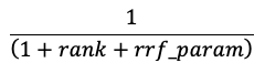 RRF の数式