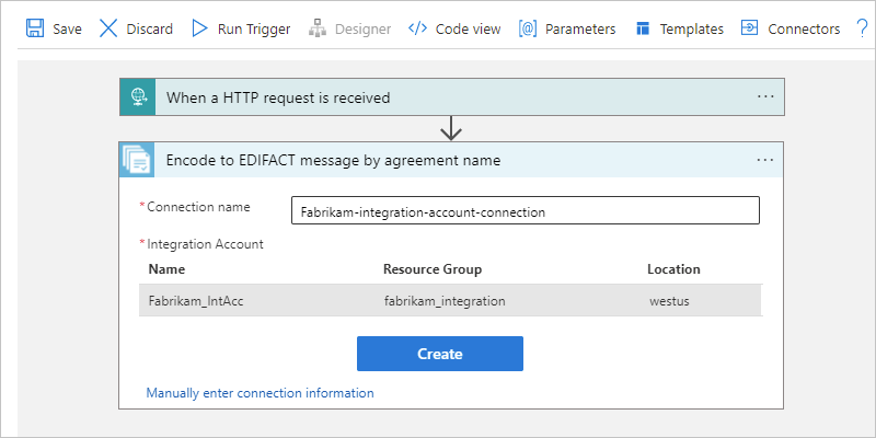 Azure portal の従量課金ワークフローを示すスクリーンショット。