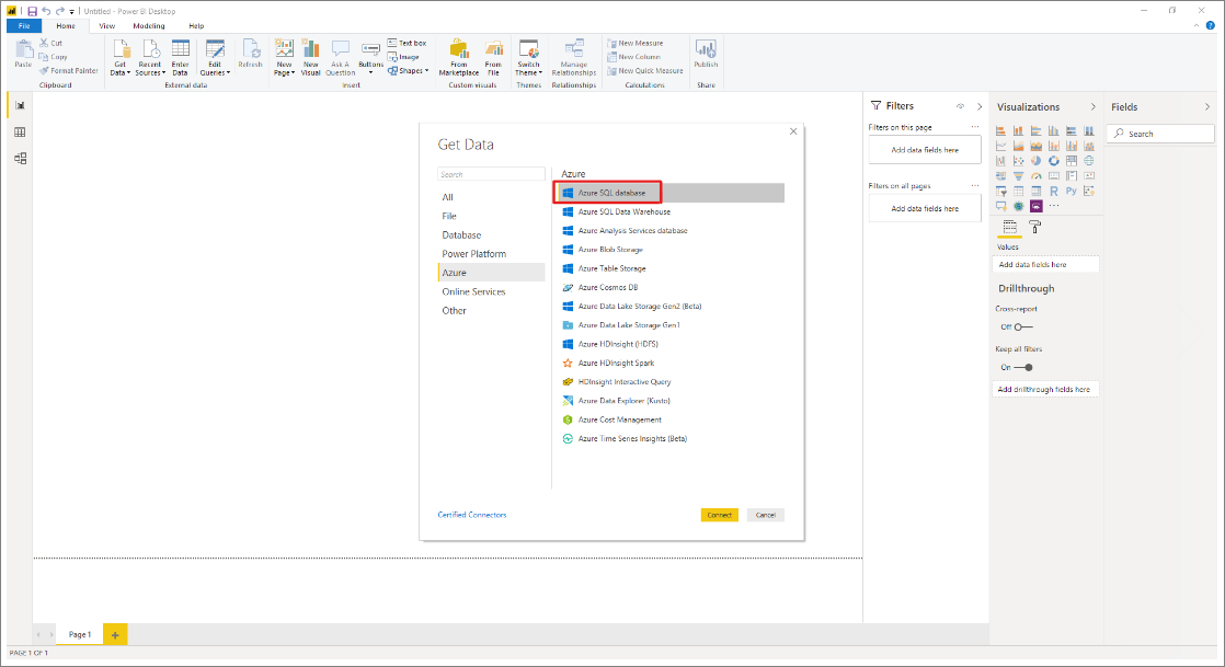 データ ソースを選択します。