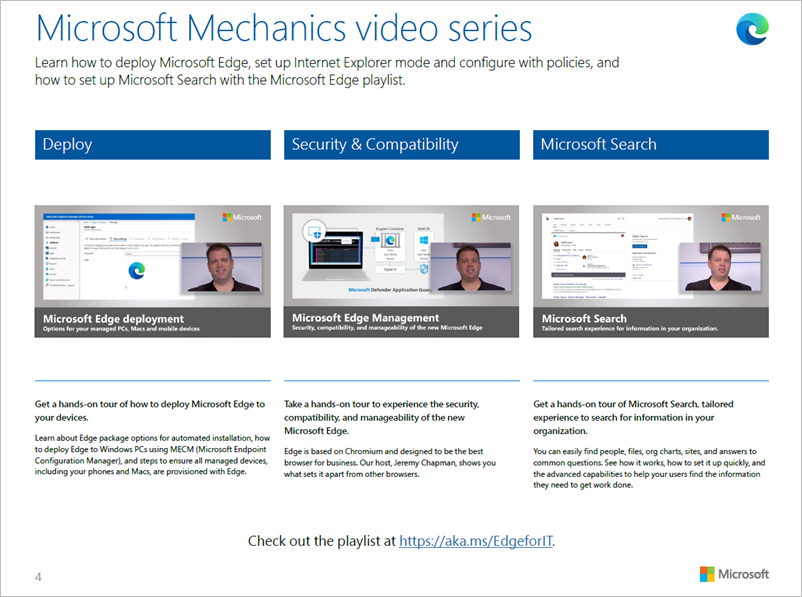 Microsoft Mechanics のビデオ シリーズ