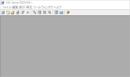  DirectQuery と DAX アクティビティ期間を含むトレース イベントを表示する SQL Server Profiler のスクリーンショット.