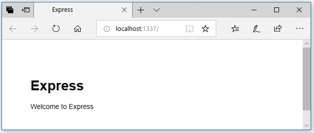 Running your new site on localhost