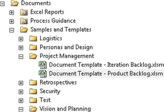 Workbook Templates for Planning in MSF Agile