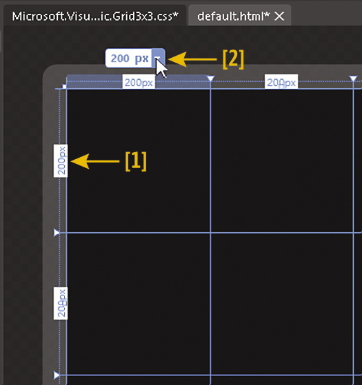 Artboard Editing of CSS Grid