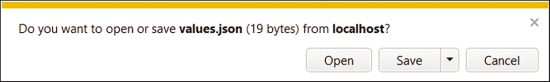 Internet Explorer Dialog Box