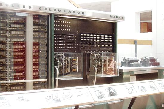 The Harvard Mark I calculator was used in the design of the atomic bomb dropped on Nagasaki.