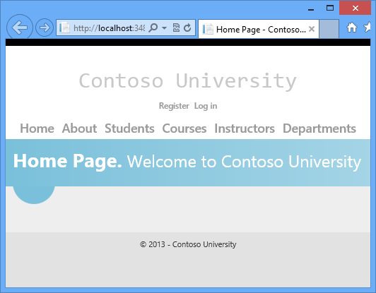 Contoso_University_home_page