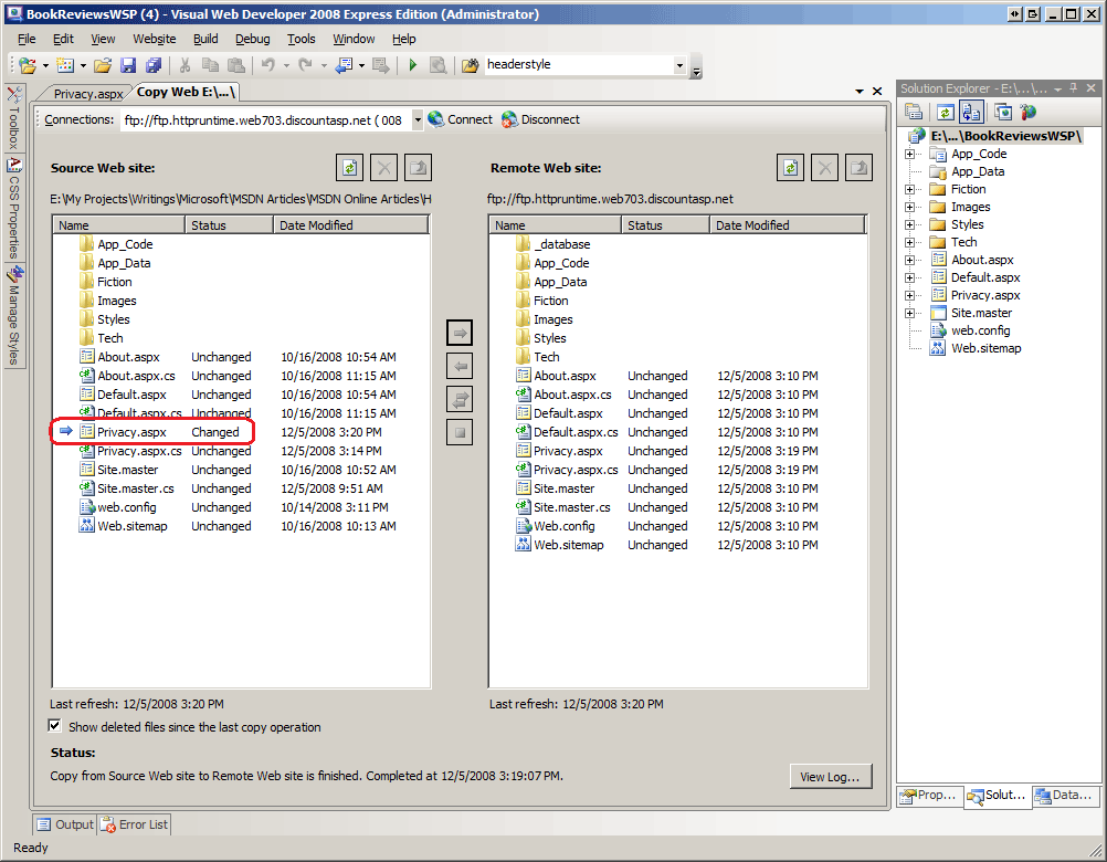 Visual Studio を使用したサイトの展開 (C#) | Microsoft Learn