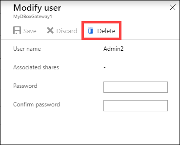 Delete a user