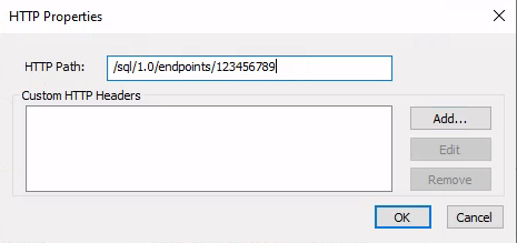 HTTP オプション