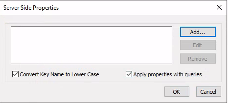 サーバー側のプロパティ