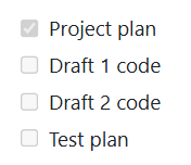 Checklists