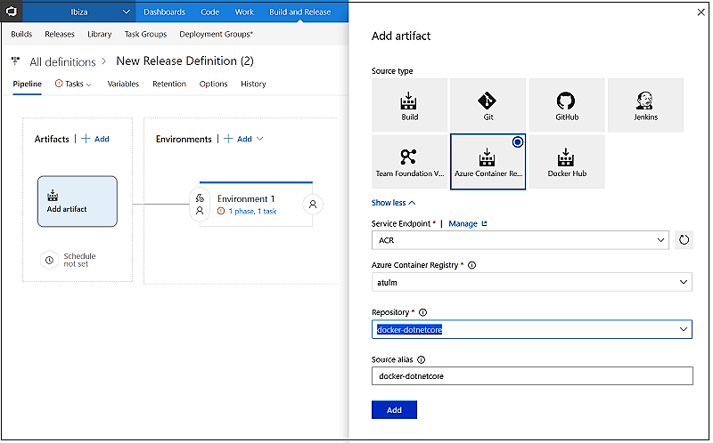 Docker Hub 成果物ソース