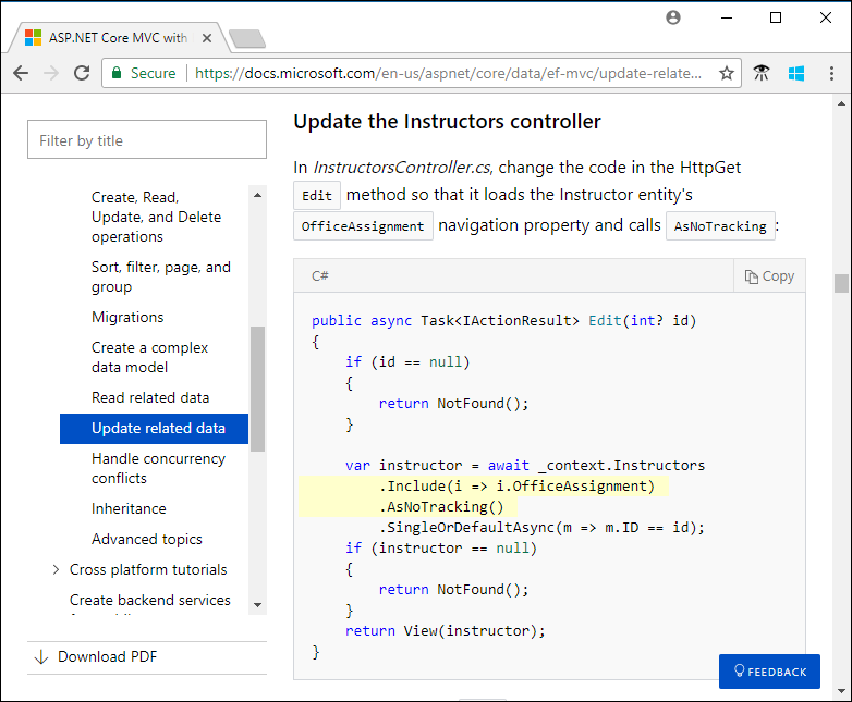 ドキュメントにコードを追加する方法 Contributor Guide Microsoft Learn