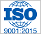 ISO 9001 のロゴ。