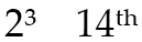 OpenType 上付き文字を使用する