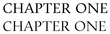 OpenType titling capitals を使用する