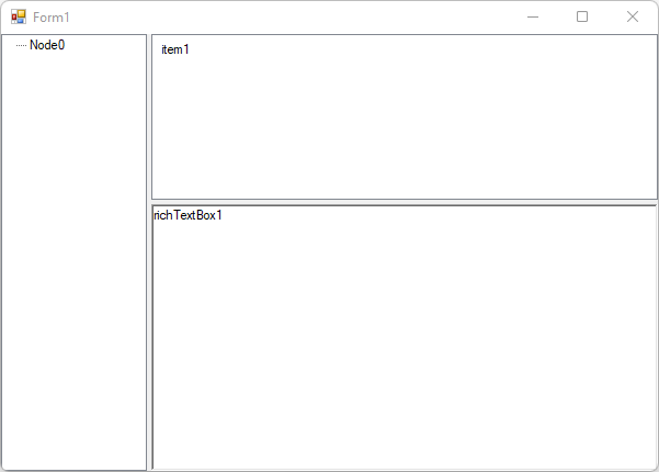 Outlook メール ウィンドウのように設計されたフォームです。