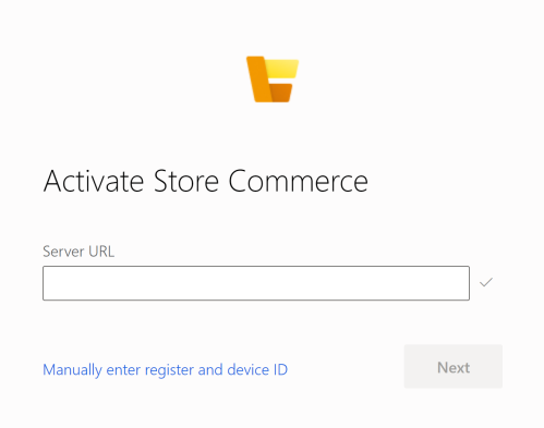 POS ウィザード、サーバー URL ページの追加。