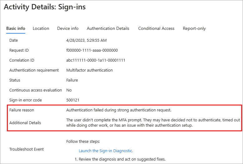 サインイン エラーのトラブルシューティング方法 - Microsoft Entra ID 