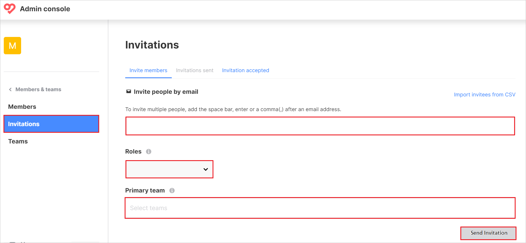 SSO の メンバーを示すスクリーンショット。