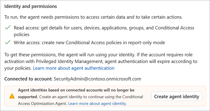 conditional-access-agent-optimization-settings/identity-permissions.pngのスクリーンショット 
