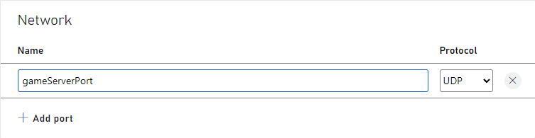 プロセス サーバー タイプに関する Game Manager のネットワーク設定