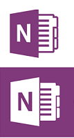 アイコンのみを含むロゴ。白と逆に紫色のバージョン。